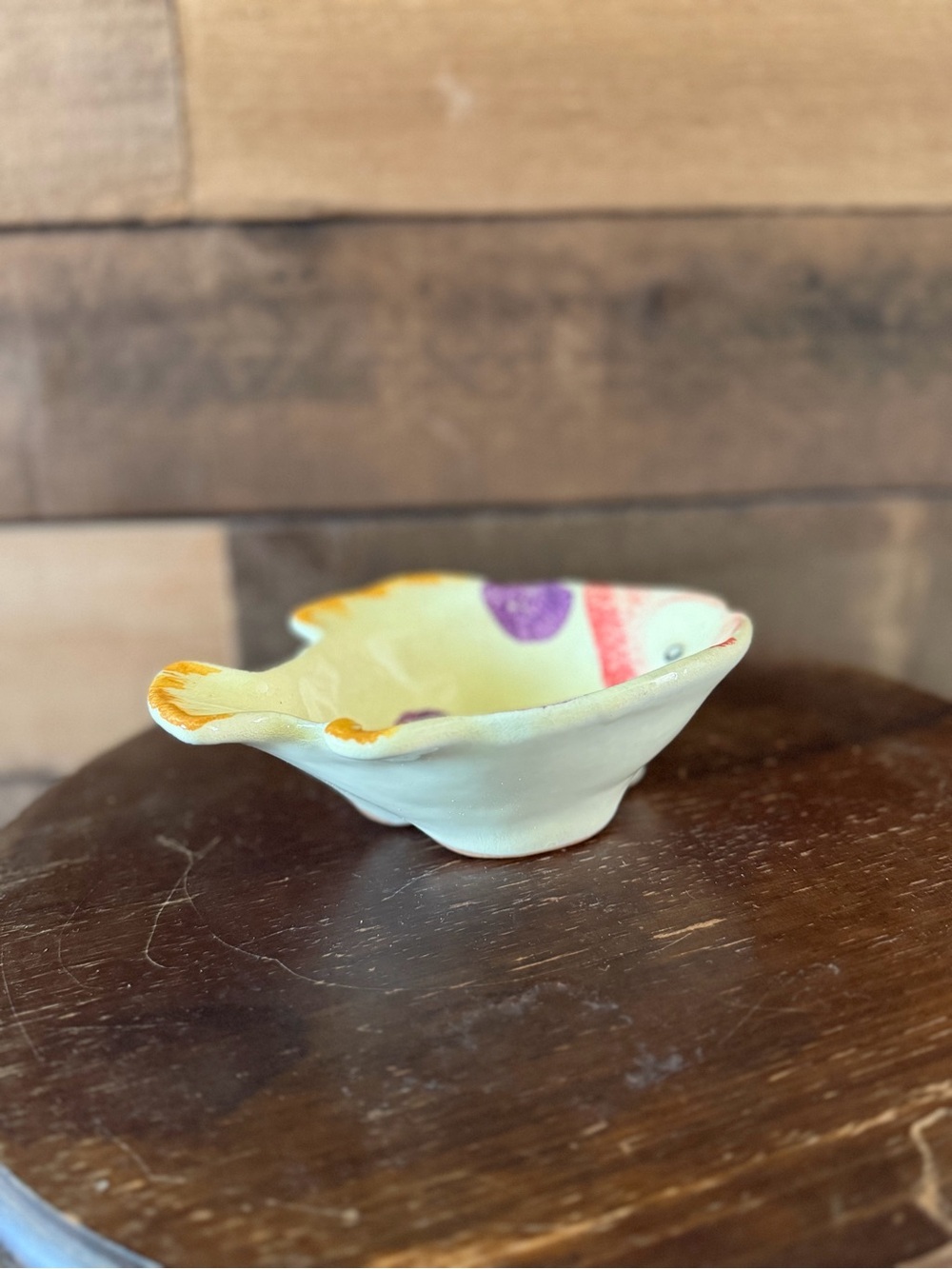 Vietri Italian Pottery Fish Trinket Dish Coastal Beach Decor Catchall Bowl - Picture 7 of 10